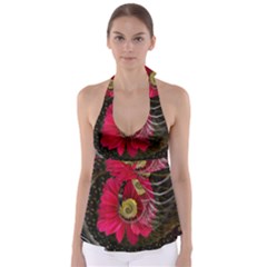 Fantasy Flower Fractal Blossom Babydoll Tankini Top by Celenk