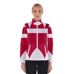 Heart Love Flag Denmark Red Cross Winterwear by Celenk