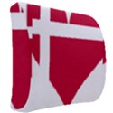 Heart Love Flag Denmark Red Cross Back Support Cushion View2