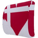 Heart Love Flag Denmark Red Cross Back Support Cushion View3