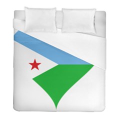 Heart Love Flag Djibouti Star Duvet Cover (full/ Double Size)