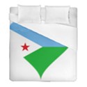 Heart Love Flag Djibouti Star Duvet Cover (Full/ Double Size) View1