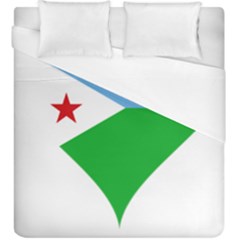 Heart Love Flag Djibouti Star Duvet Cover (king Size)