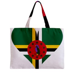 Heart Love Flag Antilles Island Zipper Mini Tote Bag by Celenk