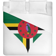 Heart Love Flag Antilles Island Duvet Cover (king Size) by Celenk