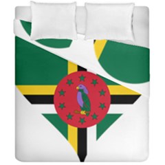 Heart Love Flag Antilles Island Duvet Cover Double Side (california King Size) by Celenk