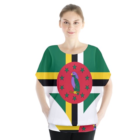 Heart Love Flag Antilles Island Blouse by Celenk