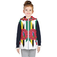 Heart Love Flag Antilles Island Kid s Puffer Vest by Celenk