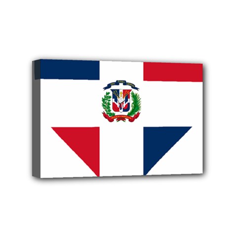 Heart Love Dominican Republic Mini Canvas 6  X 4  by Celenk