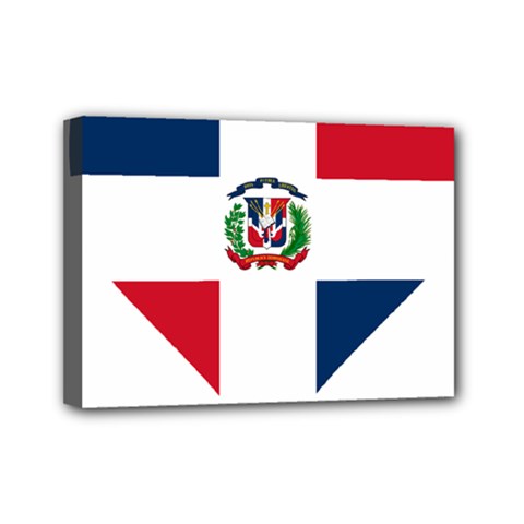 Heart Love Dominican Republic Mini Canvas 7  X 5  by Celenk