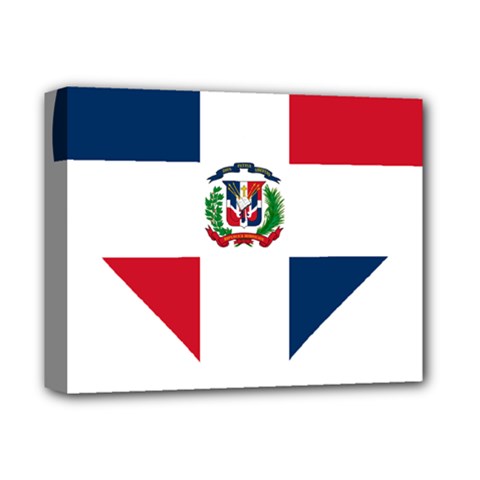 Heart Love Dominican Republic Deluxe Canvas 14  X 11  by Celenk