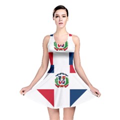 Heart Love Dominican Republic Reversible Skater Dress by Celenk