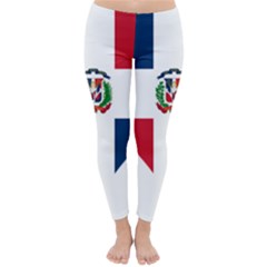 Heart Love Dominican Republic Classic Winter Leggings by Celenk