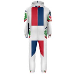 Heart Love Dominican Republic Hooded Jumpsuit (men)  by Celenk