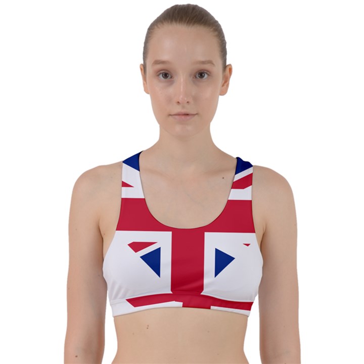 Heart Love Heart Shaped Flag Back Weave Sports Bra