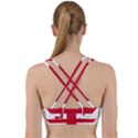 Heart Love Heart Shaped Flag Back Weave Sports Bra View2