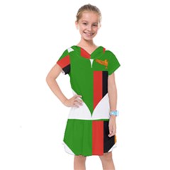 Heart Love Heart Shaped Zambia Kids  Drop Waist Dress