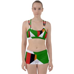 Heart Love Heart Shaped Zambia Women s Sports Set