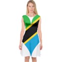 Heart Love Tanzania East Africa Capsleeve Midi Dress View1