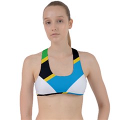 Heart Love Tanzania East Africa Criss Cross Racerback Sports Bra by Celenk