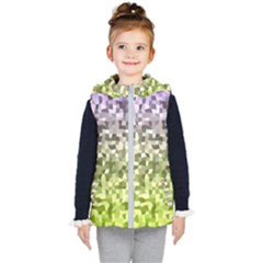 Irregular Rectangle Square Mosaic Kid s Puffer Vest