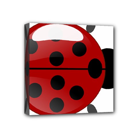 Ladybug Insects Colors Alegre Mini Canvas 4  X 4 