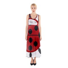 Ladybug Insects Colors Alegre Sleeveless Maxi Dress