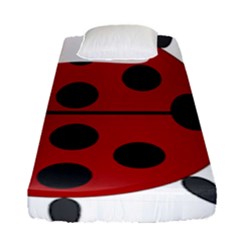 Ladybug Insects Colors Alegre Fitted Sheet (single Size) by Celenk