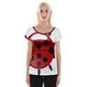 Ladybug Insects Colors Alegre Cap Sleeve Tops View1