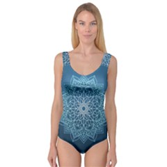 Mandala Floral Ornament Pattern Princess Tank Leotard  by Celenk