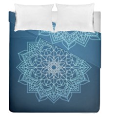 Mandala Floral Ornament Pattern Duvet Cover Double Side (queen Size) by Celenk