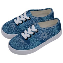 Mandala Floral Ornament Pattern Kids  Classic Low Top Sneakers