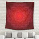 Mandala Ornament Floral Pattern Square Tapestry (Large) View2