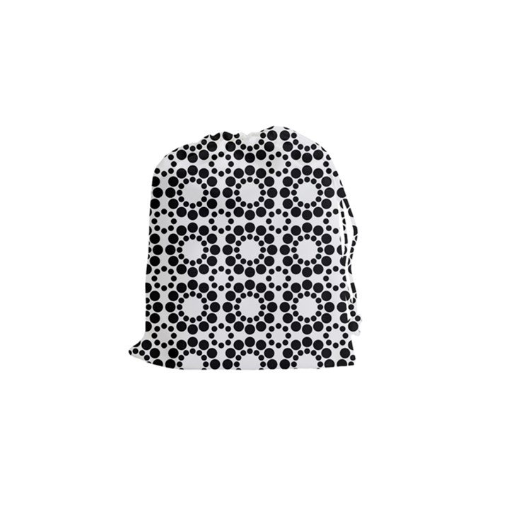 Pattern Seamless Monochrome Drawstring Pouches (Small) 