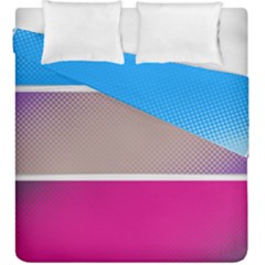 Pattern Template Banner Background Duvet Cover Double Side (king Size) by Celenk