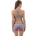 Pattern Template Banner Background Back Web Sports Bra Set View2