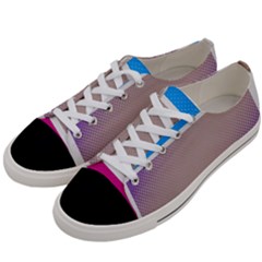 Pattern Template Banner Background Women s Low Top Canvas Sneakers