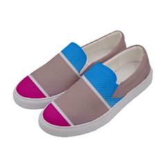 Pattern Template Banner Background Women s Canvas Slip Ons