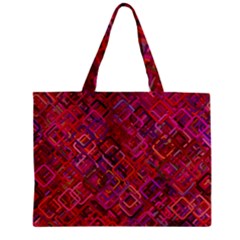 Pattern Background Square Modern Zipper Mini Tote Bag by Celenk