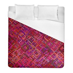 Pattern Background Square Modern Duvet Cover (full/ Double Size)