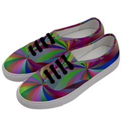 Spiral Background Design Swirl Men s Classic Low Top Sneakers by Celenk