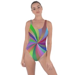 Spiral Background Design Swirl Bring Sexy Back Swimsuit