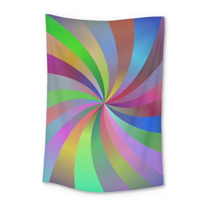 Spiral Background Design Swirl Small Tapestry