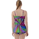 Spiral Background Design Swirl Babydoll Tankini Set View2