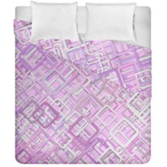 Pink Modern Background Square Duvet Cover Double Side (california King Size) by Celenk