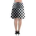 Square Diagonal Pattern Monochrome Chiffon Wrap View2