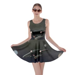 Space Travel Spaceship Space Skater Dress by Celenk