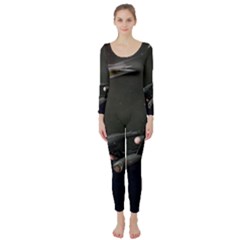 Space Travel Spaceship Space Long Sleeve Catsuit by Celenk