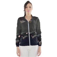 Space Travel Spaceship Space Wind Breaker (women) by Celenk