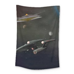 Space Travel Spaceship Space Small Tapestry